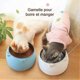 thumbnail image 2 of Cat Food Bowl 400Ml Stainless Steel Pet Bowl Anti-Spill Anti-Slip Base Rubber Mat Large Dog, 2 of 4