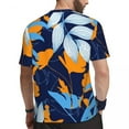 thumbnail image 3 of T Shirt For Men Plants Print Gym Summer Tropical Leaves Vintage Fashion Tee Shirt For Man Custom Top, 3 of 7