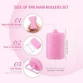 thumbnail image 2 of NOGIS 18 PCS Pink Foam Sponge Hair Rollers Flexible Hair Styling Curlers 40 mm Large Size Soft Sponge Curlers Tools for DIY Hair Styling, 2 of 7