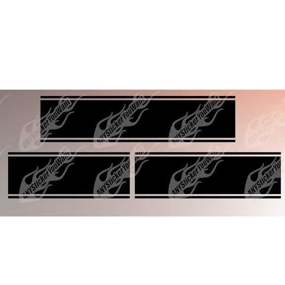 Rally Racing Stripe Kit Vinyl Decals Compatible with and Fits Ford Mustang 2015-2023