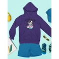 thumbnail image 3 of Need More Summer, Surfing Dog Hoodie Juniors -Image by Shutterstock,  Medium, 3 of 4