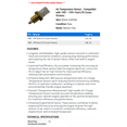 thumbnail image 2 of Air Temperature Sensor - Compatible with 1987 - 1991 Ford LTD Crown Victoria 1988 1989 1990, 2 of 2