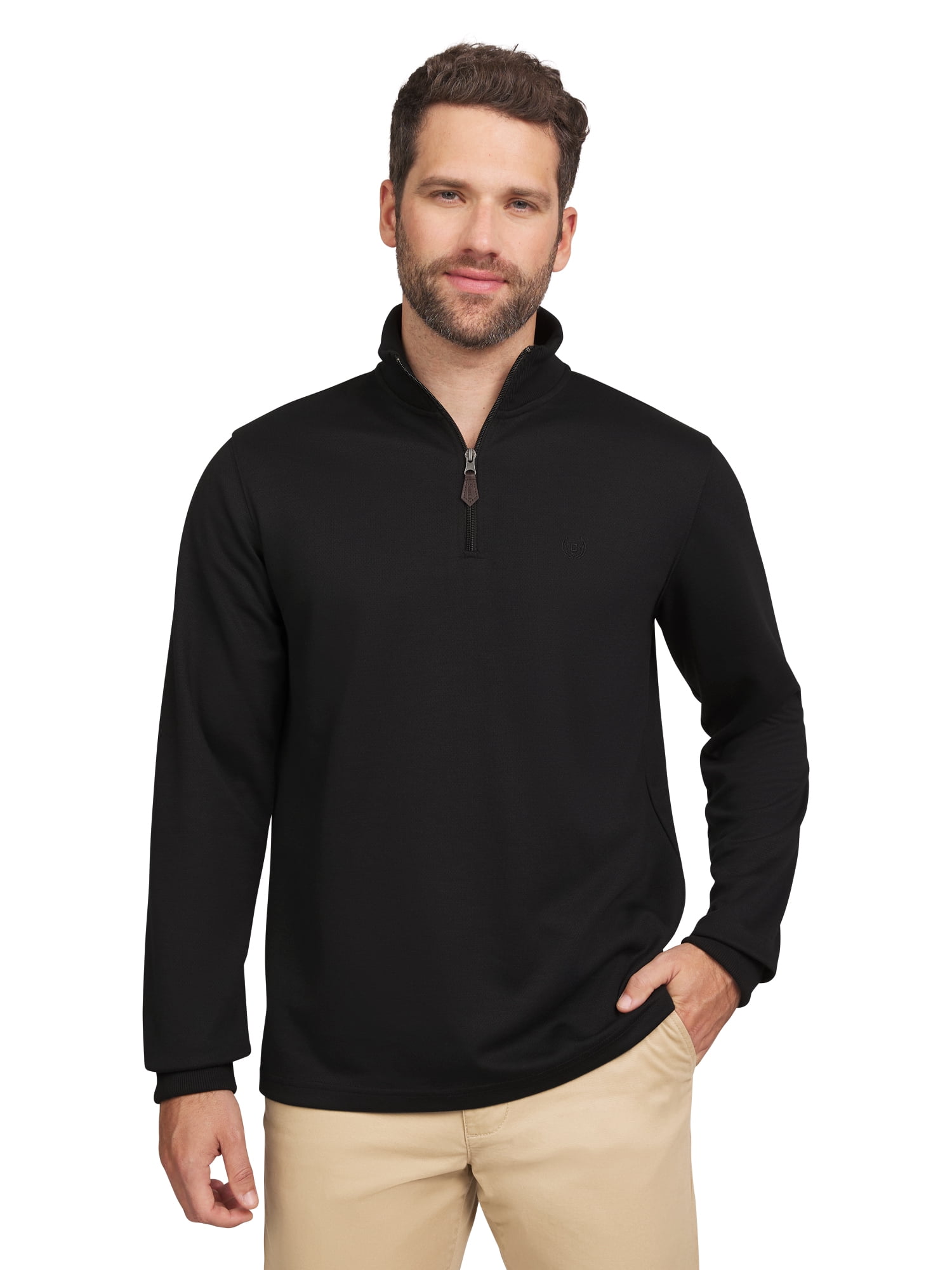 Chaps Men's & Big Men's Camden Quarter Zip Knit Sweater, Sizes S-2XL