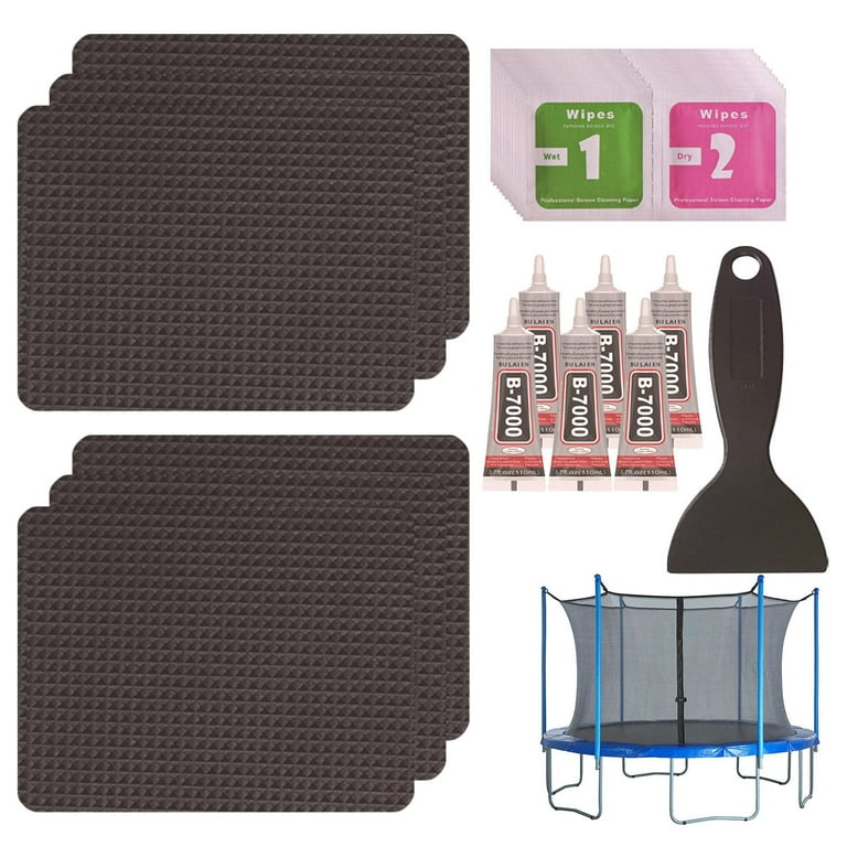  Trampoline Patch Repair Kit, Ectangular Glue on