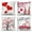 Style3, variant on Valentine's Day Throw Pillow Covers 18x18 Set of 4,Red Truck Decorative Pillow Cases for Bedroom Sofa Couch