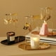 thumbnail image 4 of Portavelas giratorio,Portavelas giratorio,Portavelas Bandeja Portavelas para té,Portavelas para velas de pilar cónico,Portavelas de escritorio Moon Light Holder Decorativo,Inicio Boda Navidad, 4 of 9