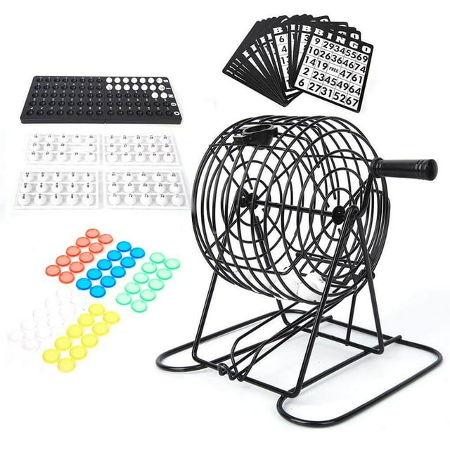 Traditional Wine Set Bingo Game Lucky Ball Game Bingo Game Bar Party Lottery Machine Family Group Entertainment