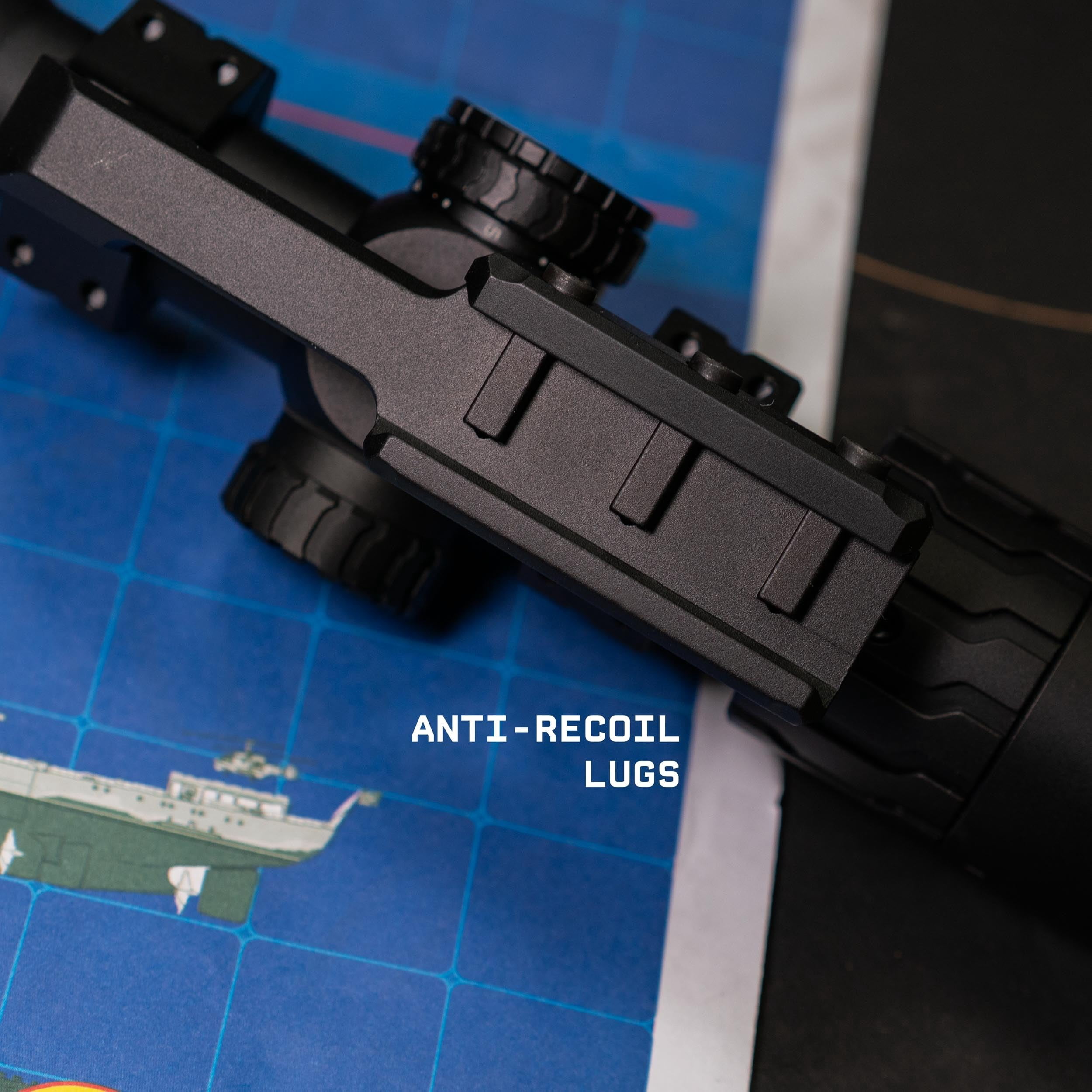 Monstrum Panzer 2-10x40 Scope with Offset Scope Mount | FMR1 Reticle