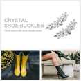 thumbnail image 5 of RENACLIPY 1 Pair Crystal Rhinestone Shoe Clips for Flats, Boots & Pumps - Stylish Footwear Accessories Decoration, 5 of 8
