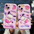 thumbnail image 1 of Venta al por mayor personalizada muestra gratis sanrio lindo hello kitty cubierta anime caja del teléfono móvil para iphone 11 14 15, 1 of 4