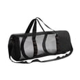 thumbnail image 2 of Bolsa de lona de malla, bolsa de playa de malla, de hombro transpirable de gran capacidad, bolso de entrenamiento, deportes acuáticos, natación y, 2 of 8