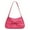 Hot Pink, variant on Jierger Ladies Shoulder Bag Solid Color Bow Personality Simple Armpit Square Bag for Women Shoulder Purses and Handbags