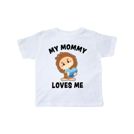 

Inktastic Cute Bigfoot My Mommy Loves Me Gift Toddler Boy Girl T-Shirt