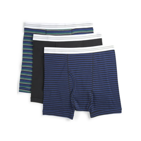 Men's Big & Tall Harbor Bay 3-Pk Assorted Boxer Briefs