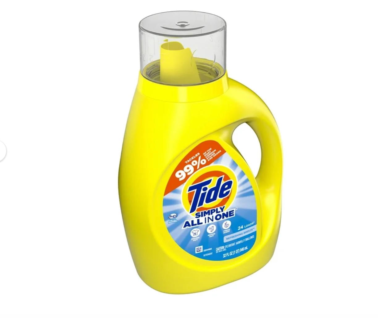 Tide Simply Clean & Fresh Liquid Laundry Detergent (32 fl oz  x 3 )– 3 Pack bottles