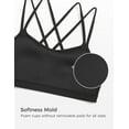 thumbnail image 3 of CRZ YOGA Girls Softness Butterluxe Cross Sports Bra Yoga Athletic Casual Double Spaghetti Strap Kids Teen, 3 of 7