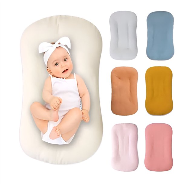 SCZ Funda para tumbona de muselina para bebé, funda de algodón orgánico suave, se adapta a tumbona para recién nacidos, niños y niñas