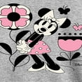 thumbnail image 3 of Disney - Minnie Mouse with Flowers & Butterflies - Youth Long Sleeve Graphic T-Shirt, 3 of 5