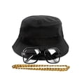 thumbnail image 1 of 90s Hip-Hop Gold Chain Kit - Faux Leather, 1 of 2