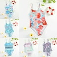 thumbnail image 6 of GYRATEDREAM Girls Swimsuits One Piece Swimsuits Variety of Print Beach Swimwear Bathing Suits for Practice and Competition for 7-8 Years, 6 of 6