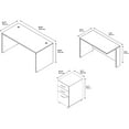 thumbnail image 6 of Series C 60W L Shaped Desk with Drawers in Mocha Cherry - Engineered Wood, 6 of 7