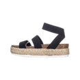 thumbnail image 3 of Steve Madden Kimmie Espadrille Wedge Sandals, Black, 3 of 6