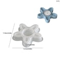 thumbnail image 1 of Molde for candelabro de concha, estrella de mar y pez, pegamento artesanal, resina de yeso, base de silicona de serie marina, 1 of 2