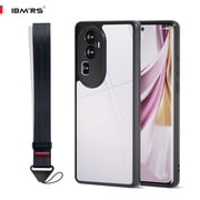 IBMRS For oppo reno 10 pro plus case, Translucent Slim Shockproof Phone Cover (Camo Black)