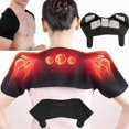 thumbnail image 5 of Tourmaline Magnetic Shoulder Heating Belt Therapy Neck Support Relieve Shoulder Neck Pain Improve Periarthritis Tourmaline Shoul, 5 of 5