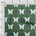 thumbnail image 2 of oneOone Silk Tabby Green Fabric Check Sewing Craft Projects Fabric Prints By Yard 42 Inch Wide, 2 of 4