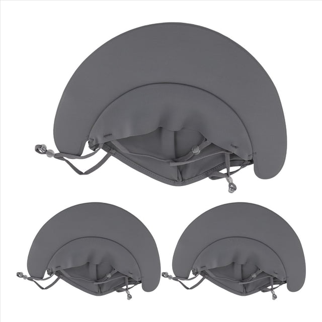 Cubierta para el Cuello para Deportes Al Aire Libre, Color Gris , Bufanda para el Cuello A Prueba de Viento, Protección Solar de Verano, Máscara de Ciclismo de Seda Helada