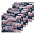 thumbnail image 3 of BZSMCE Towel Cotton Face Towel Soft Hand Towels Fashion Nocturne Rose Shimmer Pattern, 3 of 9