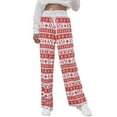 thumbnail image 5 of Deepwonder Women Soft Christmas Printed Casual Pants Trousers XL, 5 of 5
