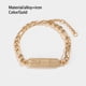 thumbnail image 4 of Pulsera Retro Rectangular XWSHYW Hip Hop Moda Mujer, 4 of 6