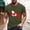 Army Green, variant on Men's Patriotic Tee Shirts Canadian Maple Leaf Ptinted Short Sleeve Crew Neck Pullover Tee Tops Independence Day for Daily Life