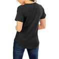 thumbnail image 2 of Hat and Beyond Women's Casual Scoop Neck Round Hem Top Short Sleeve Tee Shirt, 2 of 6