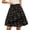 1-Black, variant on 2026 Spring Floral Boho Mini Short Skirts Summer Chiffon Layered Ruffle Flowy Tutu Skirt Fashionable Lightweight Comfy Beach Holiday Outfits 2-Black M