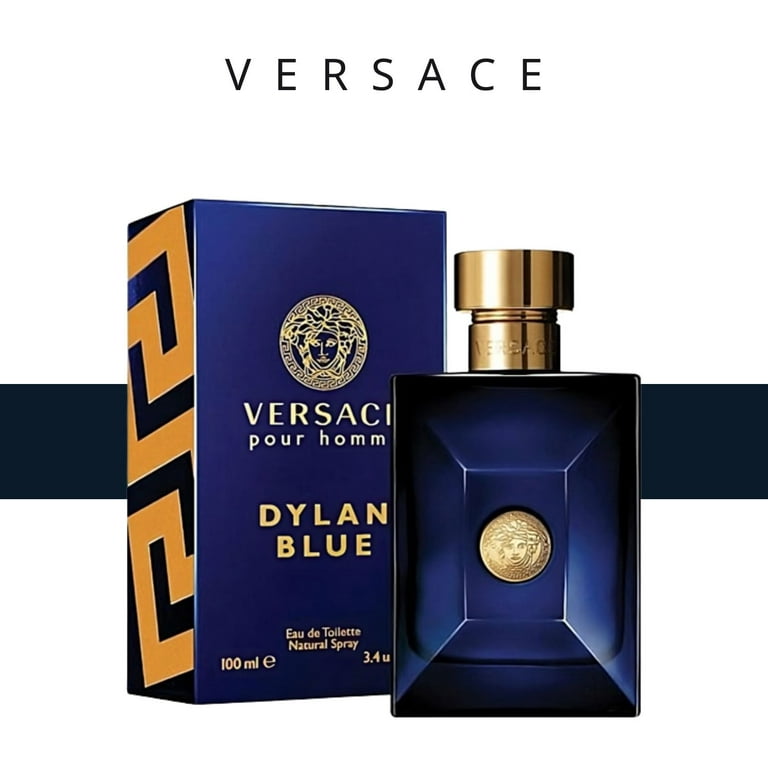 Versace Pour Homme Dylan Blue by Versace Gift Set -- 3.4 oz Eau de