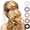 thumbnail image 4 of Cuerda para el pelo con anillo telefónico, juego de 17 piezas con alta elasticidad ER, 4 of 5