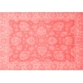 thumbnail image 1 of Ahgly Company Machine Washable Indoor Rectangle Abstract Red Modern Area Rugs, 2' x 5', 1 of 4