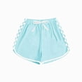 thumbnail image 4 of Girls 2 Piece Outfits Crop Tops and Shorts Set Soft Cotton Clothing Sets Sports Tracksuit Green 11-12 Years, 4 of 6