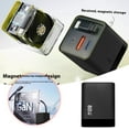 thumbnail image 3 of 80W Max Retractable Wall Charger with Foldable US Plug Fast PD Charging Station for Laptop Includes USB C & USB Ports Portable Yellow Power Hub, 3 of 8