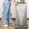 thumbnail image 2 of 1 Pce Support de Fond de Pot de Fleurs Carré Plateau de Roue Mobile Pot de Fleurs pour Intérieur Extérieur 32.5cm, 2 of 9