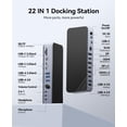thumbnail image 2 of Estación de acoplamiento ORICO 22 en 1 DisplayLink Quad 8K USB-C, 2 of 9