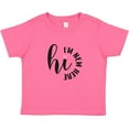 thumbnail image 3 of Inktastic Hi, I'm New Here Girls Baby T-Shirt, 3 of 5