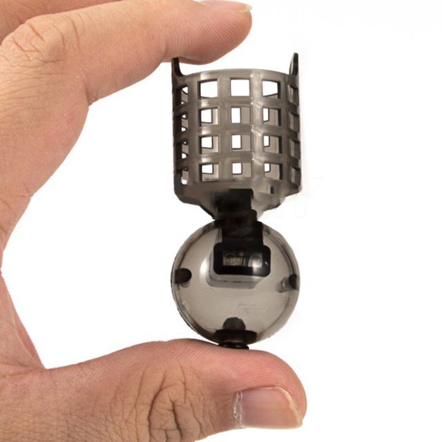 Outdoor fishing Adjustable Bait Cage -Small/Medium/Large, PE Plastic, 10.5-11.5g