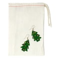 thumbnail image 3 of Set of 10 Painted Tin Christmas Tree Earrings Creative Alternatives, 3 of 4