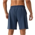 thumbnail image 3 of WIZUTIZ Shorts Men, Men's Casual Solid Color Casual Drawstring Pockets Elastic Sports Shorts up to 65% Off, 3 of 3