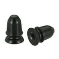 thumbnail image 1 of Uxcell 1" Tall Iron Lamp Finials Cap Knob, 2Pcs Lamp Screw Round Head Holder Tapped 1/4 27 for Lamp Shade, Black, 1 of 5