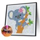 thumbnail image 1 of Cuadros Decorativos Cuadro de arte de cristal redondo completo de animales de dibujos animados de pintura de diamante DIY (DXZ066) DQrwqpou Nuevos Originales, 1 of 9